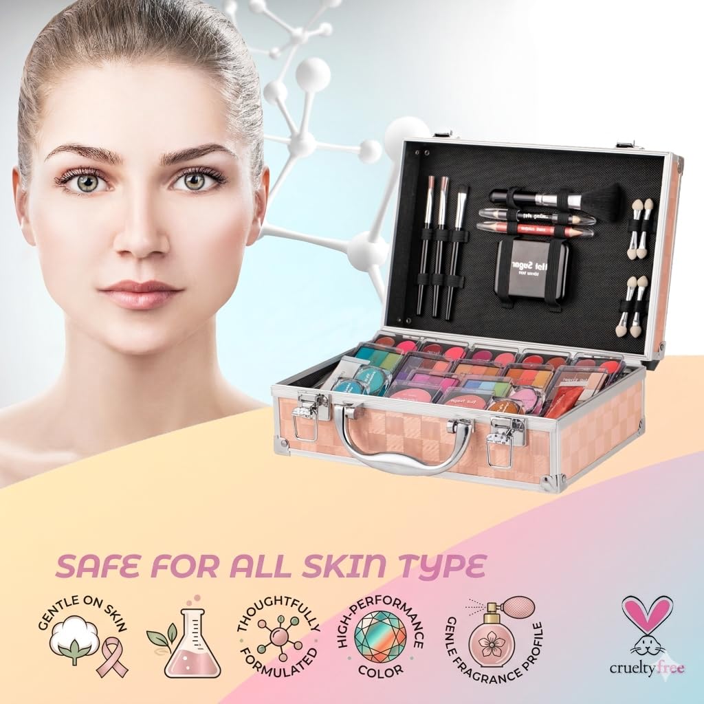 SET DE MAQUILLAJE HOT SUGAR FULL STARTER PARA ADOLESCENTES COLOR DORADO - 5