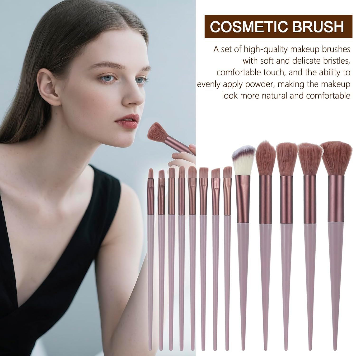 SET DE MAQUILLAJE COMPLETO TOOAEMIS PARA MUJER KIT DE VIAJE CON SOMBRAS, LABIALES, BROCHAS Y MÁS - 4