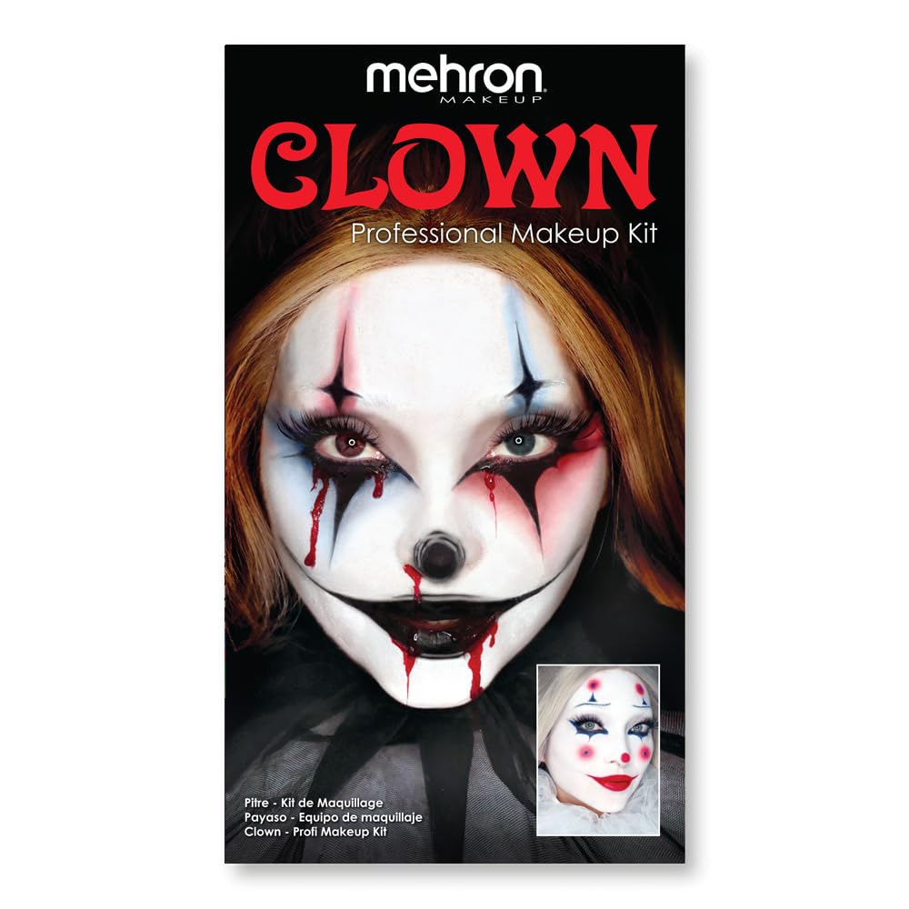 SET DE MAQUILLAJE PROFESIONAL MEHRON MAKEUP CHARACTER KIT CLOWN - 1