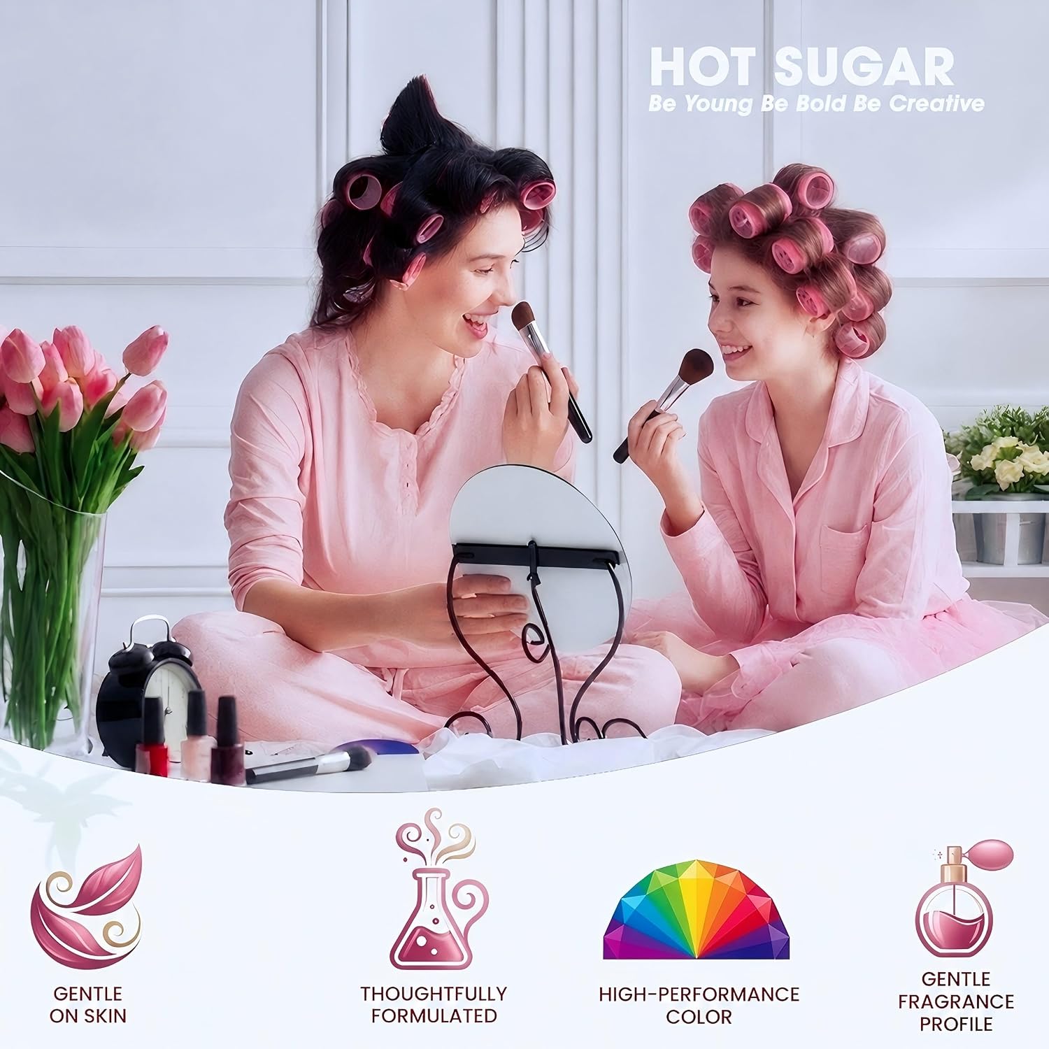 SET DE MAQUILLAJE HOT SUGAR PURPLE LOVE PARA ADOLESCENTES - 5