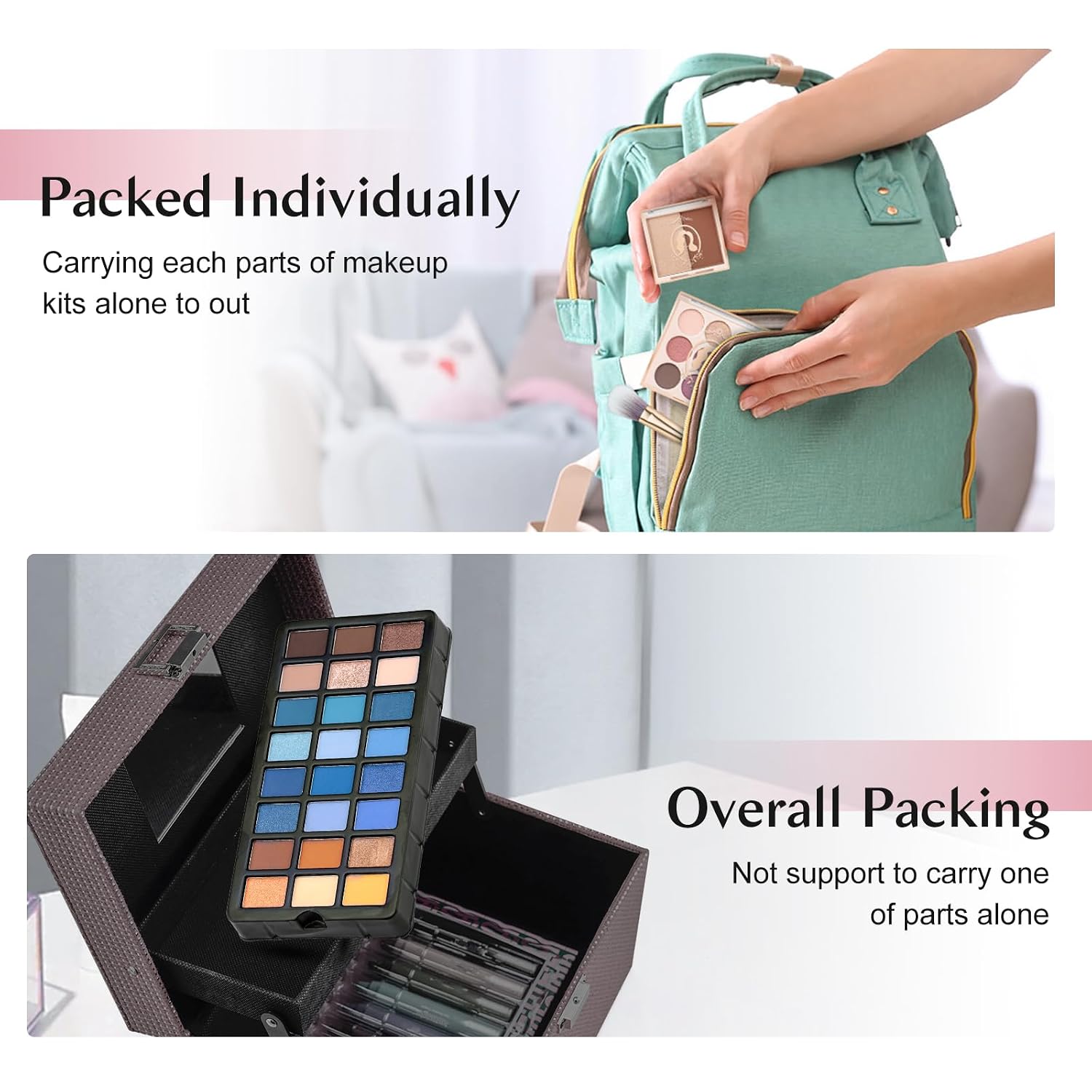SET DE MAQUILLAJE COLOR NYMPH PARA ADOLESCENTES EN ESTUCHE ROSA - 3
