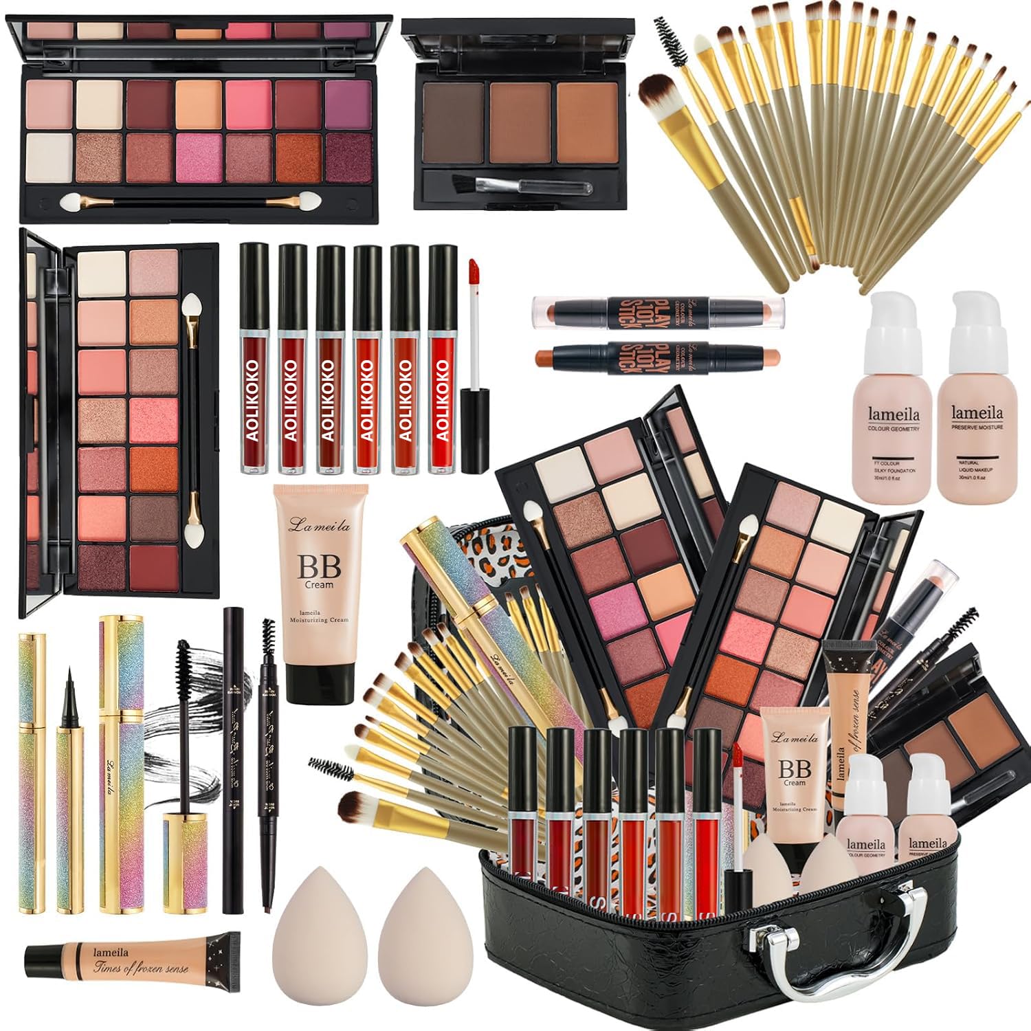 SET DE MAQUILLAJE COMPLETO COLIUSA ALL IN ONE PARA MUJER - 1