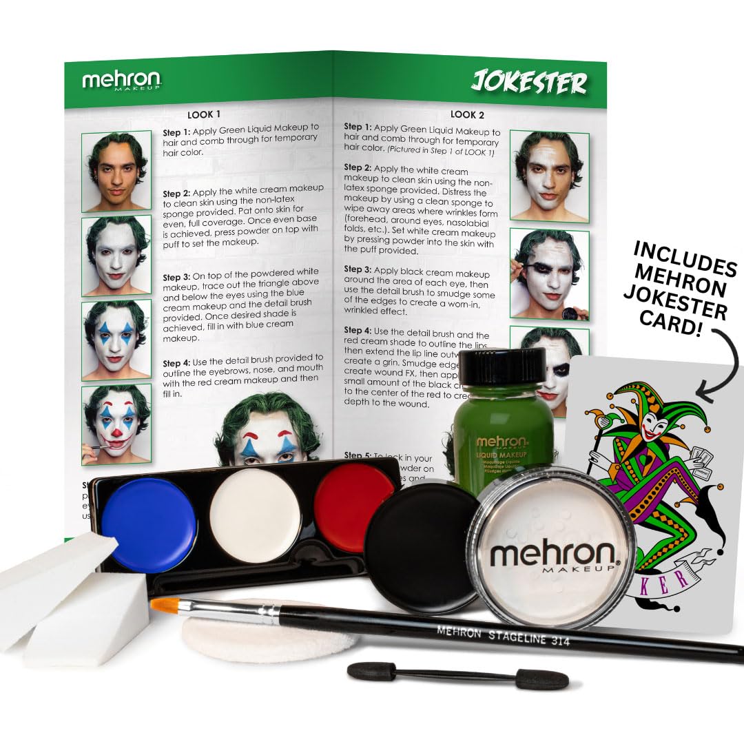 SET DE MAQUILLAJE PROFESIONAL MEHRON MAKEUP CHARACTER KITS JOKESTER - 2