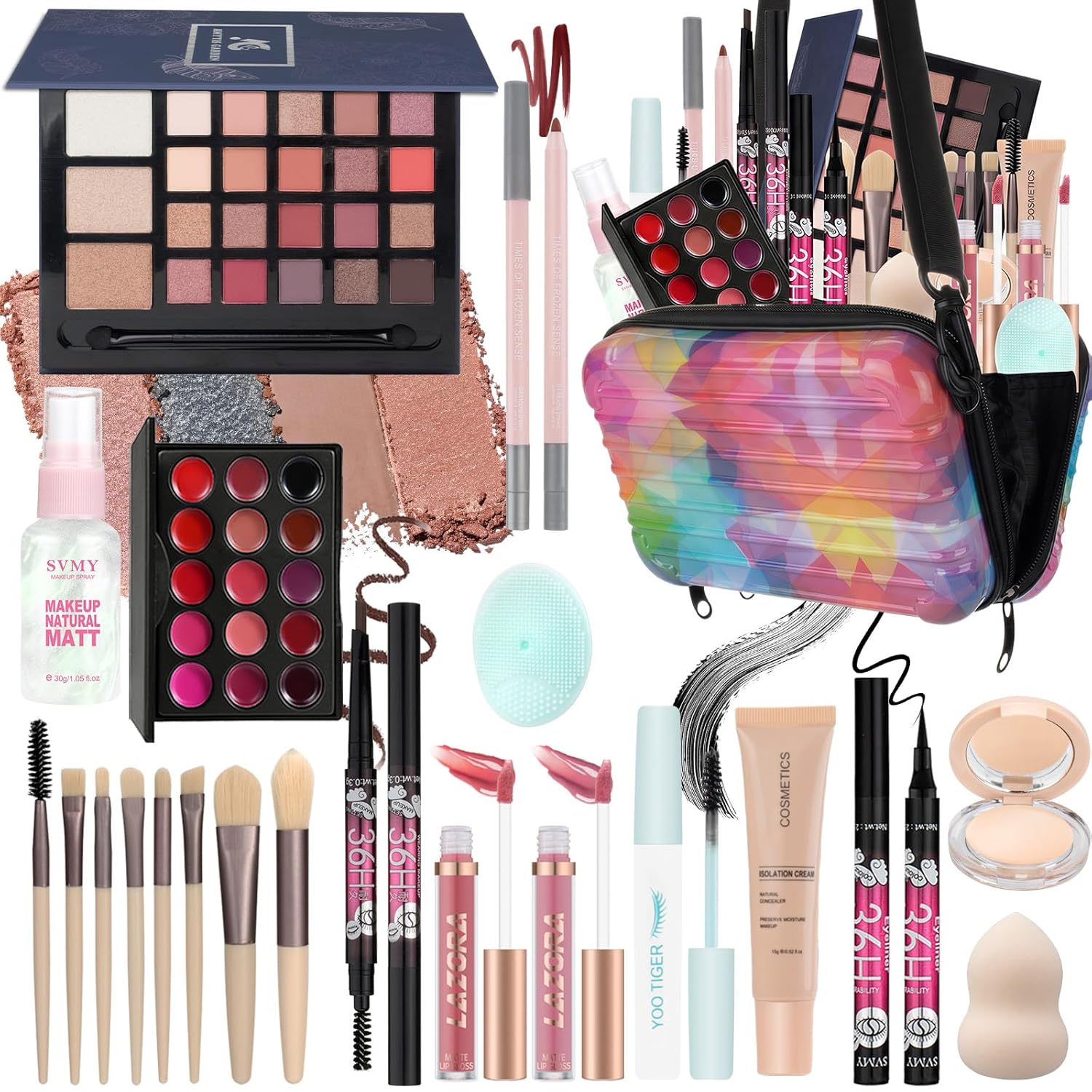 SET DE MAQUILLAJE LAZORA PARA ADOLESCENTES 10-12 AÑOS - 1