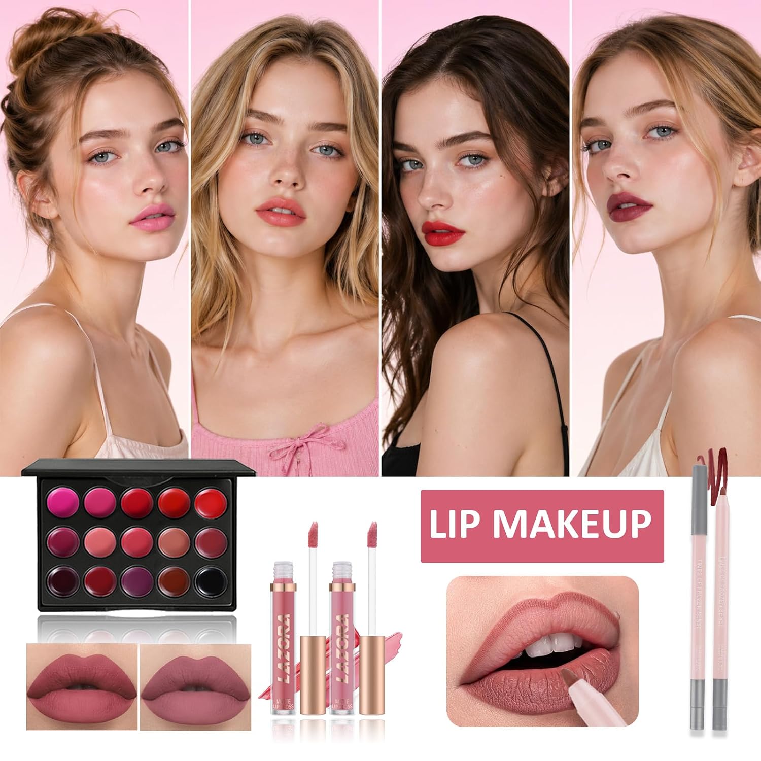 SET DE MAQUILLAJE LAZORA PARA ADOLESCENTES 10-12 AÑOS - 4