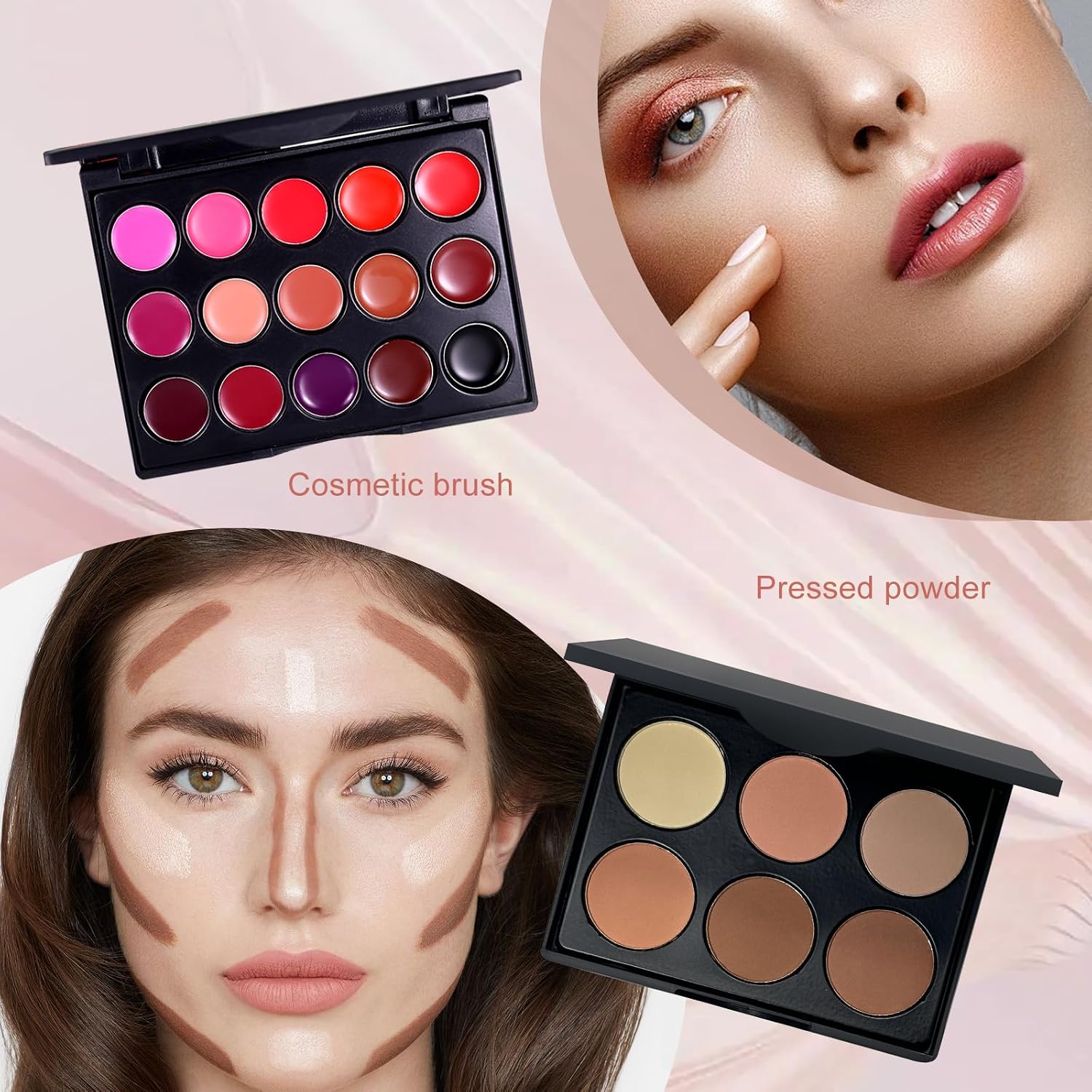 SET DE MAQUILLAJE POMCRAL PARA NIÑAS Y ADOLESCENTES - 4