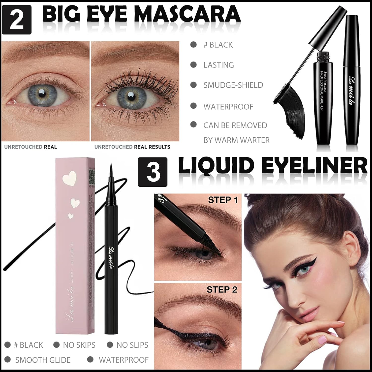 SET DE MAQUILLAJE QIONG PARA MUJER Y ADOLESCENTES 16 TONOS - 3