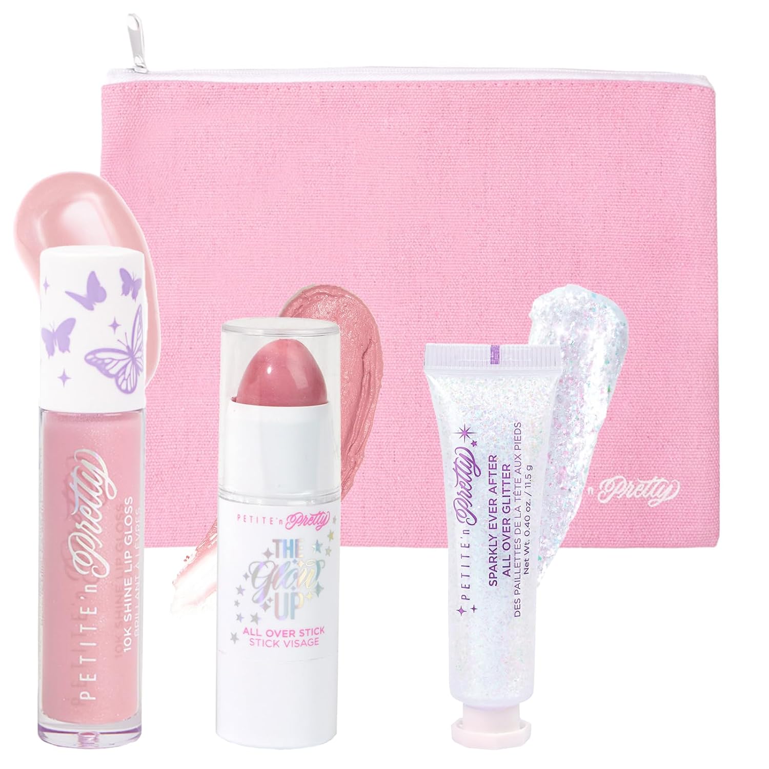 SET DE MAQUILLAJE PETITE 'N PRETTY SHINE Y SPARKLE PARA NIÑAS Y ADOLESCENTES - 1