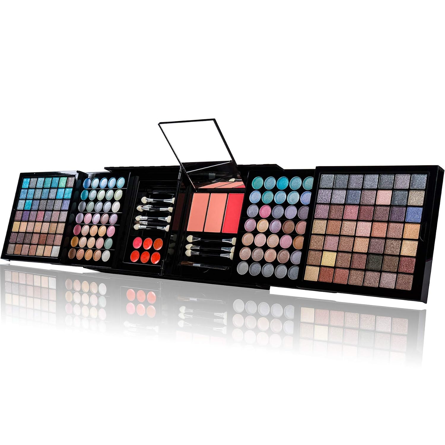 SET DE MAQUILLAJE SHANY ALL IN ONE HARMONY CON 168 SOMBRAS, BLUSH, GLOSS Y BROCHAS - 5