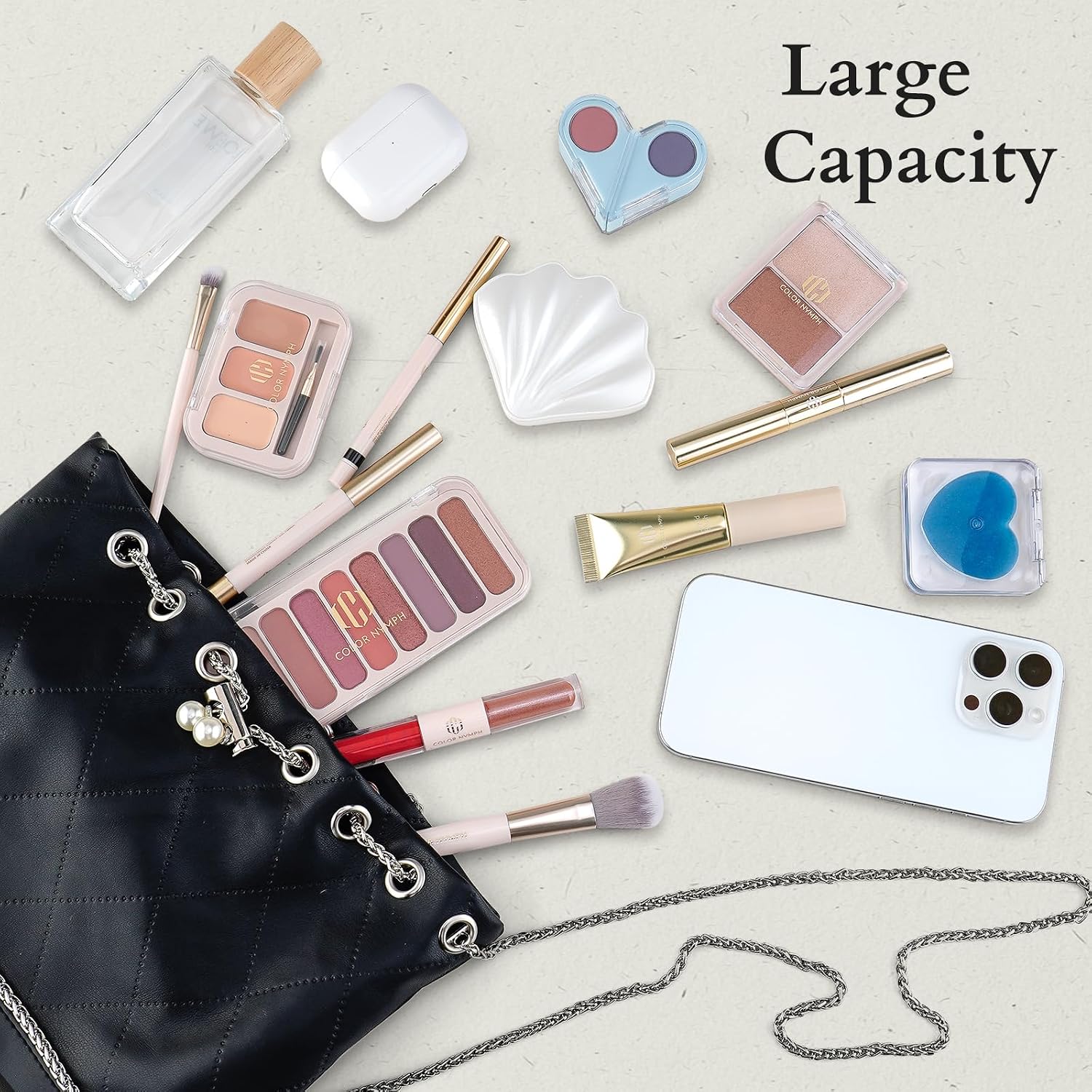 SET DE MAQUILLAJE COLOR NYMPH PARA ADOLESCENTES Y MUJERES CON ESTUCHE DE VIAJE 03 - 4