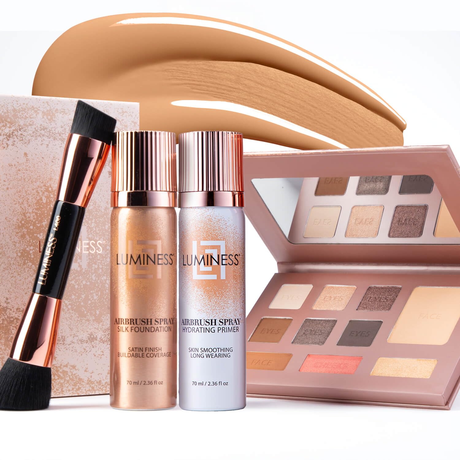 SET DE MAQUILLAJE LUMINESS COMPLETE MAKEUP KIT 06 - LIGHT WARM - 1