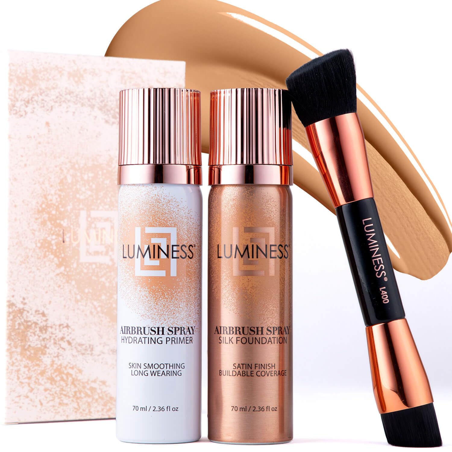 SET DE MAQUILLAJE LUMINESS COMPLETE MAKEUP KIT 06 - LIGHT WARM - 3