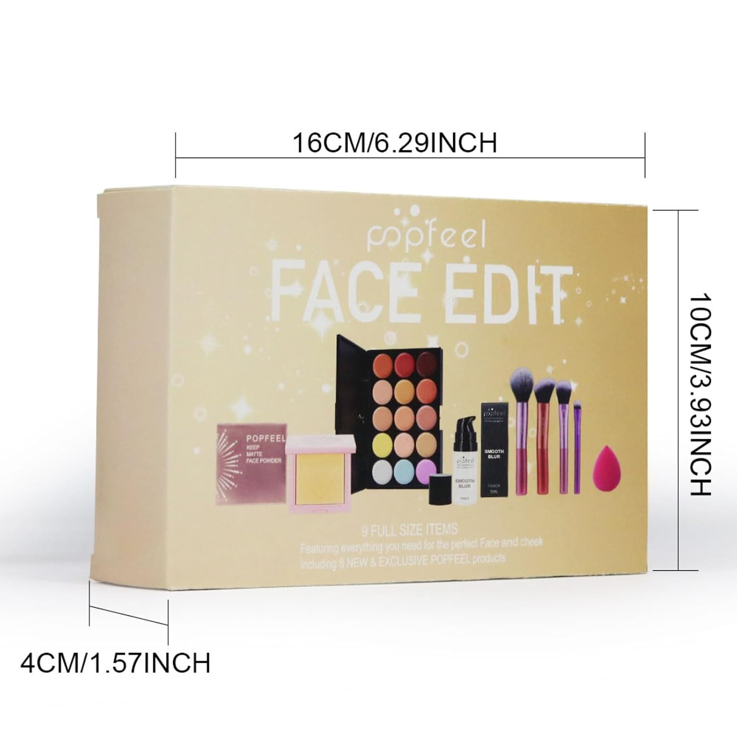 SET DE MAQUILLAJE FANTASYDAY ALL IN ONE PARA MUJER KIT COMPLETO CON PALETA DE SOMBRAS, LABIAL, RUBOR, CORRECTOR, DELINEADOR - 4