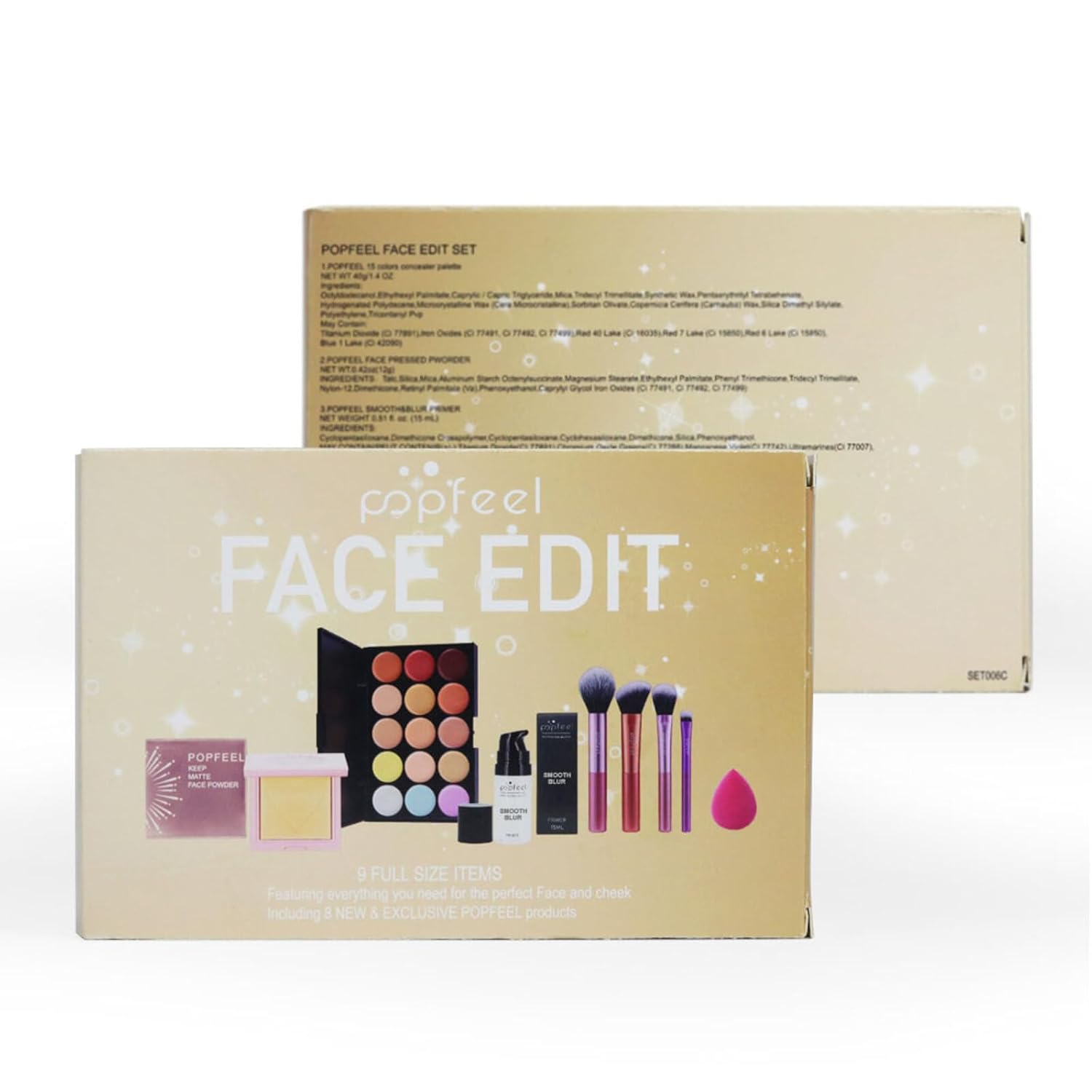 SET DE MAQUILLAJE FANTASYDAY ALL IN ONE PARA MUJER KIT COMPLETO CON PALETA DE SOMBRAS, LABIAL, RUBOR, CORRECTOR, DELINEADOR - 5