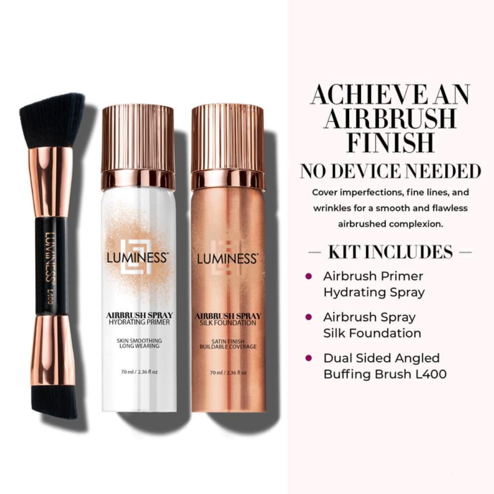 SET DE MAQUILLAJE LUMINESS COMPLETE MAKEUP KIT 4 PIEZAS TONO FAIR - 4