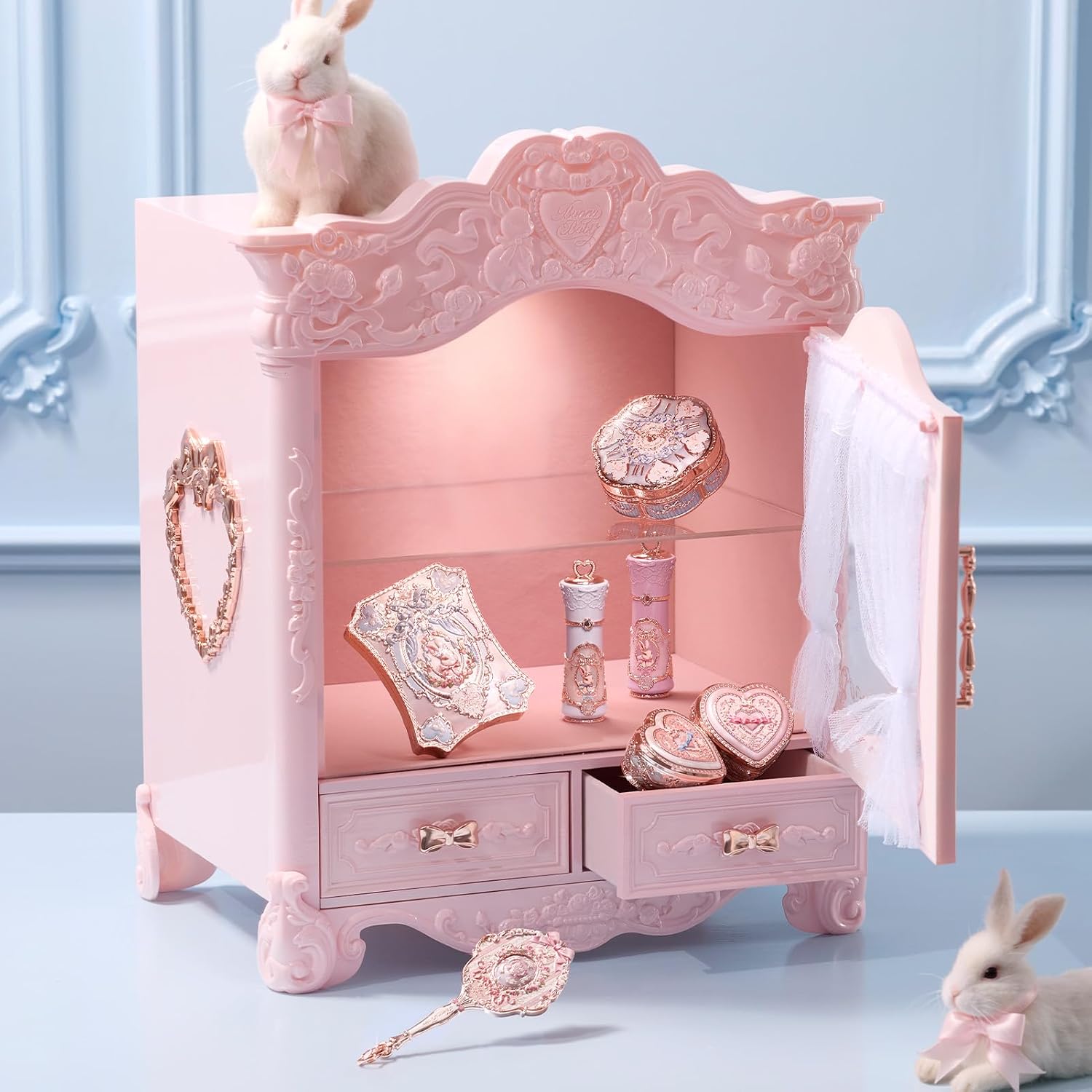 SET DE MAQUILLAJE FLOWER KNOWS BUNNY GARDEN ALL-IN 40 PIEZAS - 3