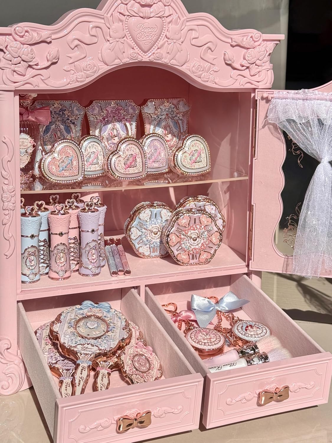 SET DE MAQUILLAJE FLOWER KNOWS BUNNY GARDEN ALL-IN 40 PIEZAS - 4