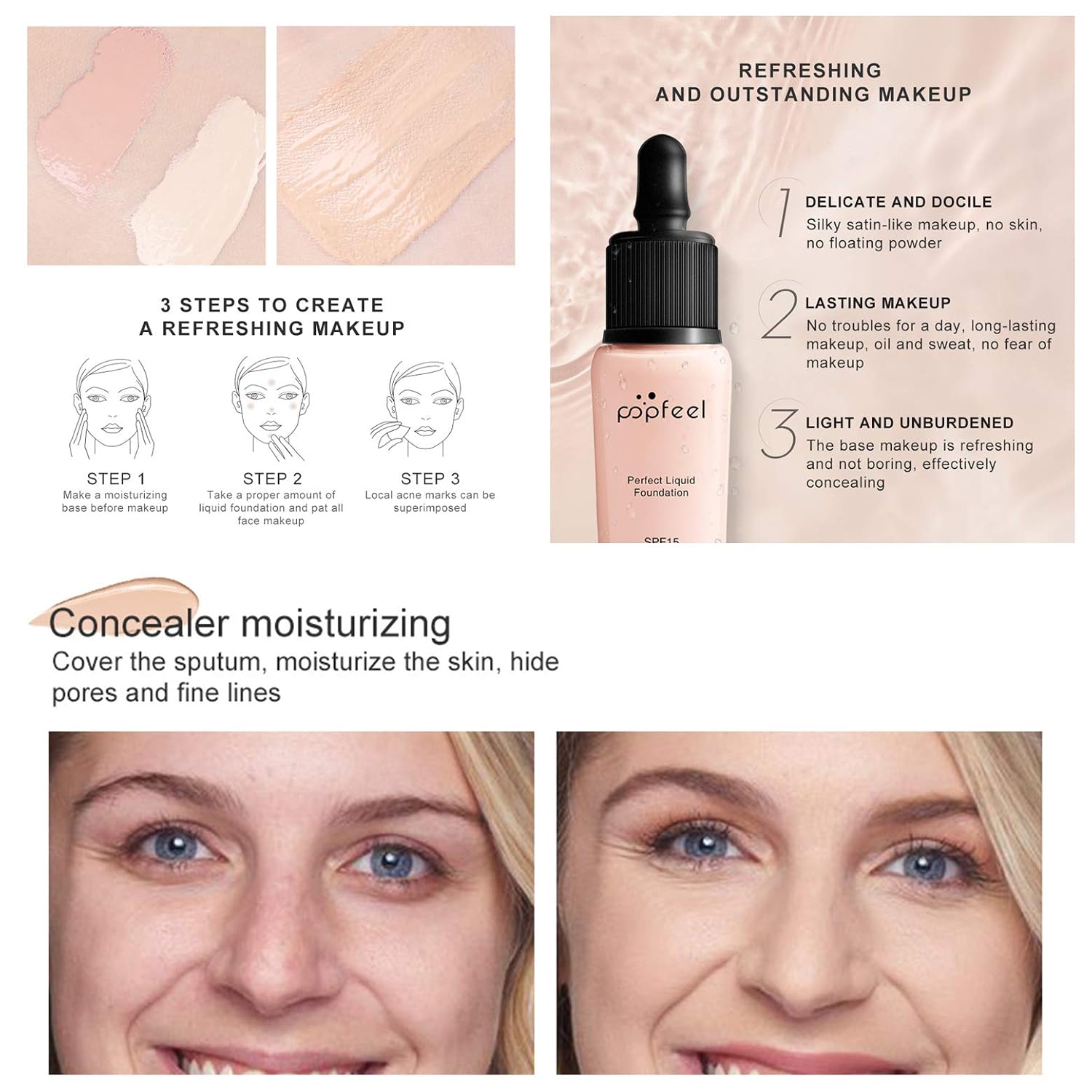 SET DE MAQUILLAJE PURE VIE ALL-IN-ONE HOLIDAY GIFT CON PALETA DE SOMBRAS, LABIAL, CORRECTOR, RUBOR, MÁSCARA, DELINEADOR, POLVO - 5