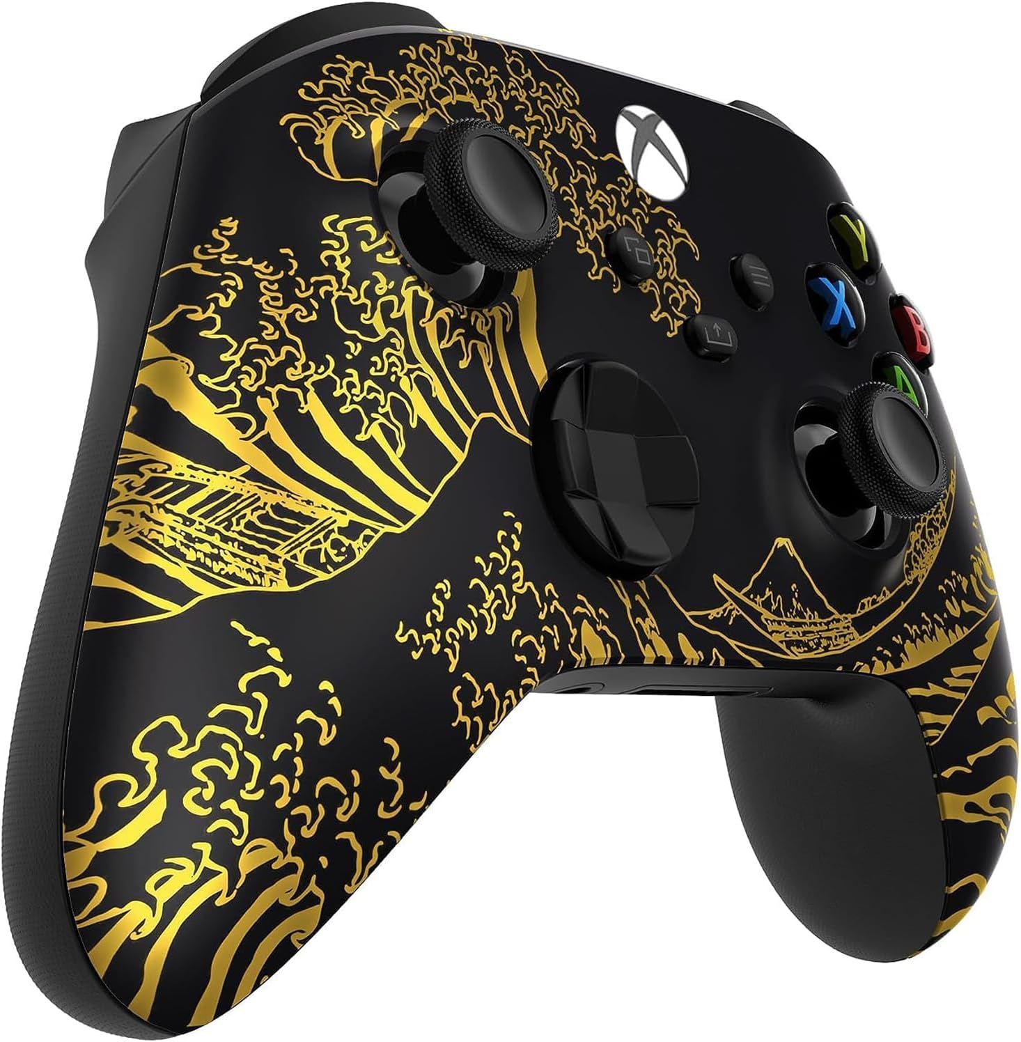GAMEPAD CUSTOM CONTROLLERZZ INALÁMBRICO PARA XBOX SERIES X/S Y XBOX ONE MODELO GOLDEN WAVES - 2