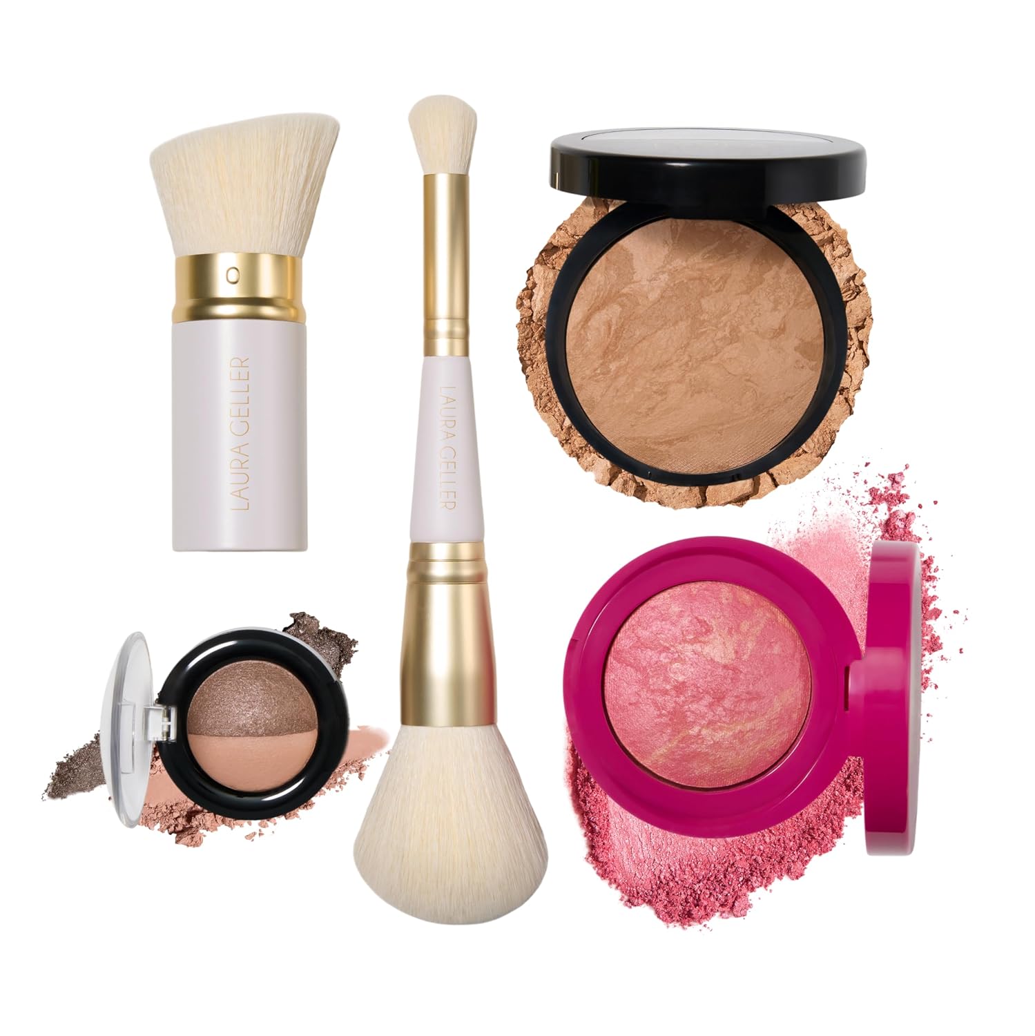 SET DE MAQUILLAJE LAURA GELLER NEW YORK HOLIDAY DAILY ROUTINE KIT GOLDEN MEDIUM - 1