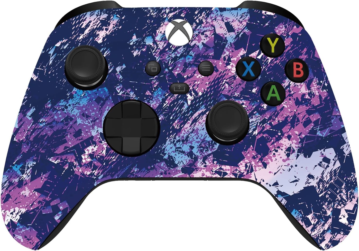 CONTROL INALÁMBRICO CUSTOM CONTROLLERZZ PARA MICROSOFT XBOX SERIES X/S Y XBOX ONE MODELO PURPLE CHAOS - 1