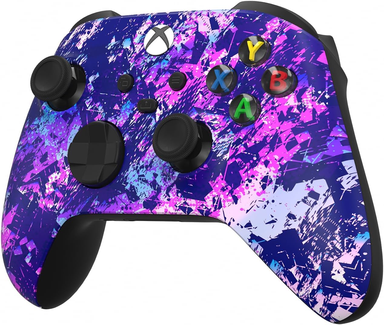 CONTROL INALÁMBRICO CUSTOM CONTROLLERZZ PARA MICROSOFT XBOX SERIES X/S Y XBOX ONE MODELO PURPLE CHAOS - 3