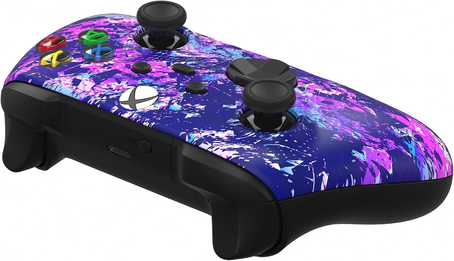 CONTROL INALÁMBRICO CUSTOM CONTROLLERZZ PARA MICROSOFT XBOX SERIES X/S Y XBOX ONE MODELO PURPLE CHAOS - 4