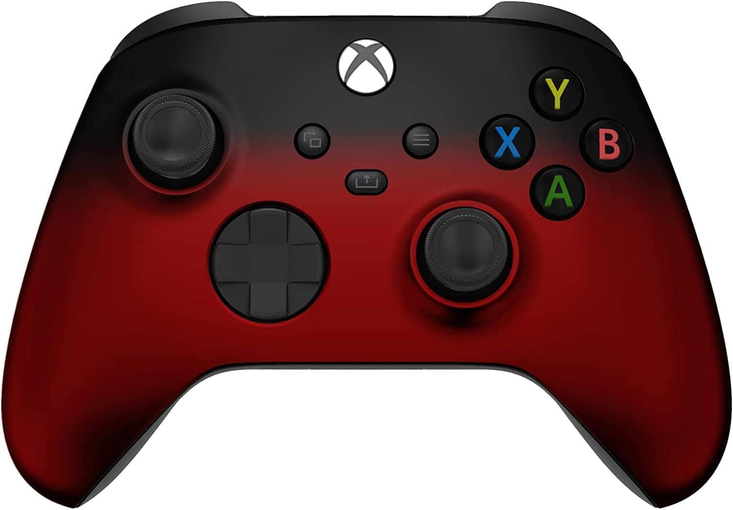 GAMEPAD CUSTOM CONTROLLERZZ INALÁMBRICO PARA XBOX SERIES X/S Y XBOX ONE ROJO Y NEGRO DEGRADADO - 1
