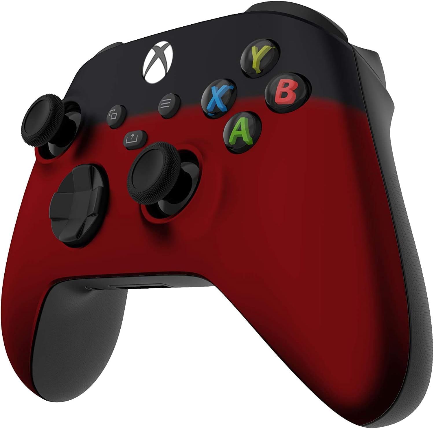 GAMEPAD CUSTOM CONTROLLERZZ INALÁMBRICO PARA XBOX SERIES X/S Y XBOX ONE ROJO Y NEGRO DEGRADADO - 3