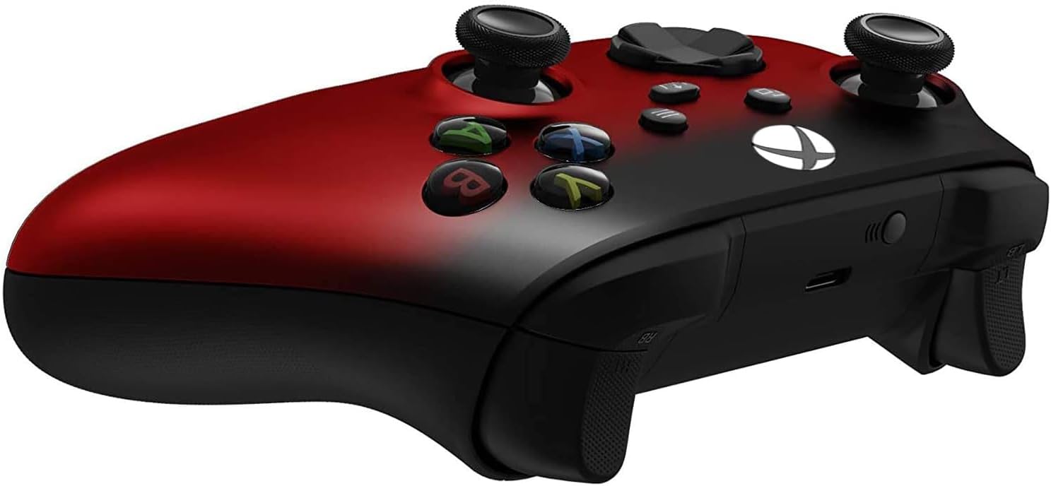 GAMEPAD CUSTOM CONTROLLERZZ INALÁMBRICO PARA XBOX SERIES X/S Y XBOX ONE ROJO Y NEGRO DEGRADADO - 4