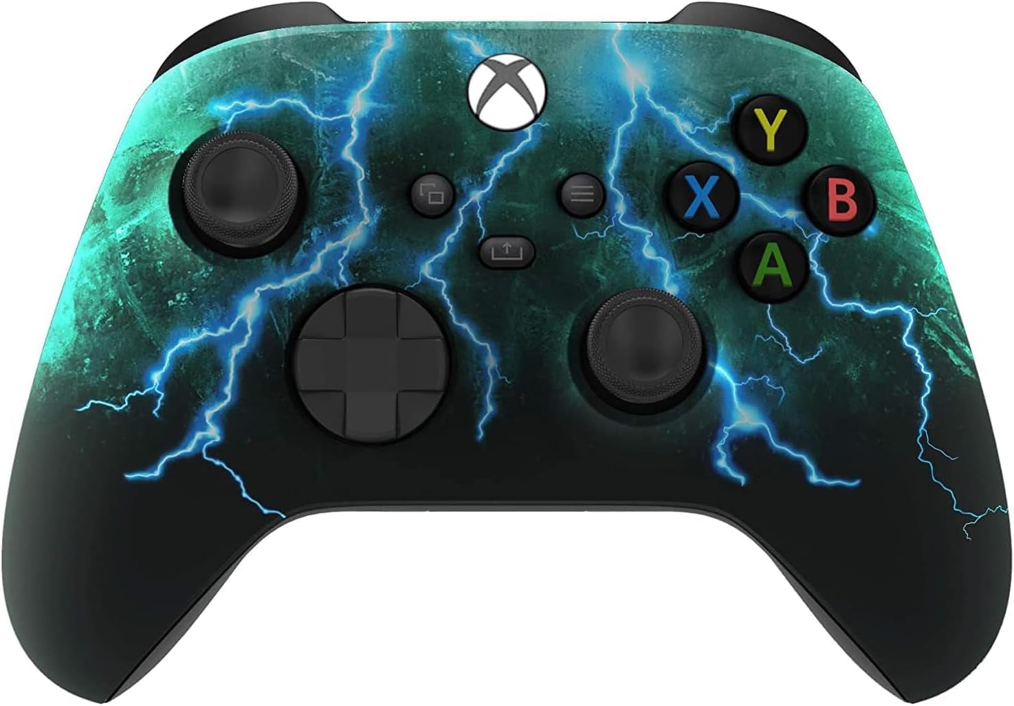 GAMEPAD CUSTOM CONTROLLERZZ INALÁMBRICO PARA XBOX SERIES X/S Y XBOX ONE VERDE GREEN SKIES - 1