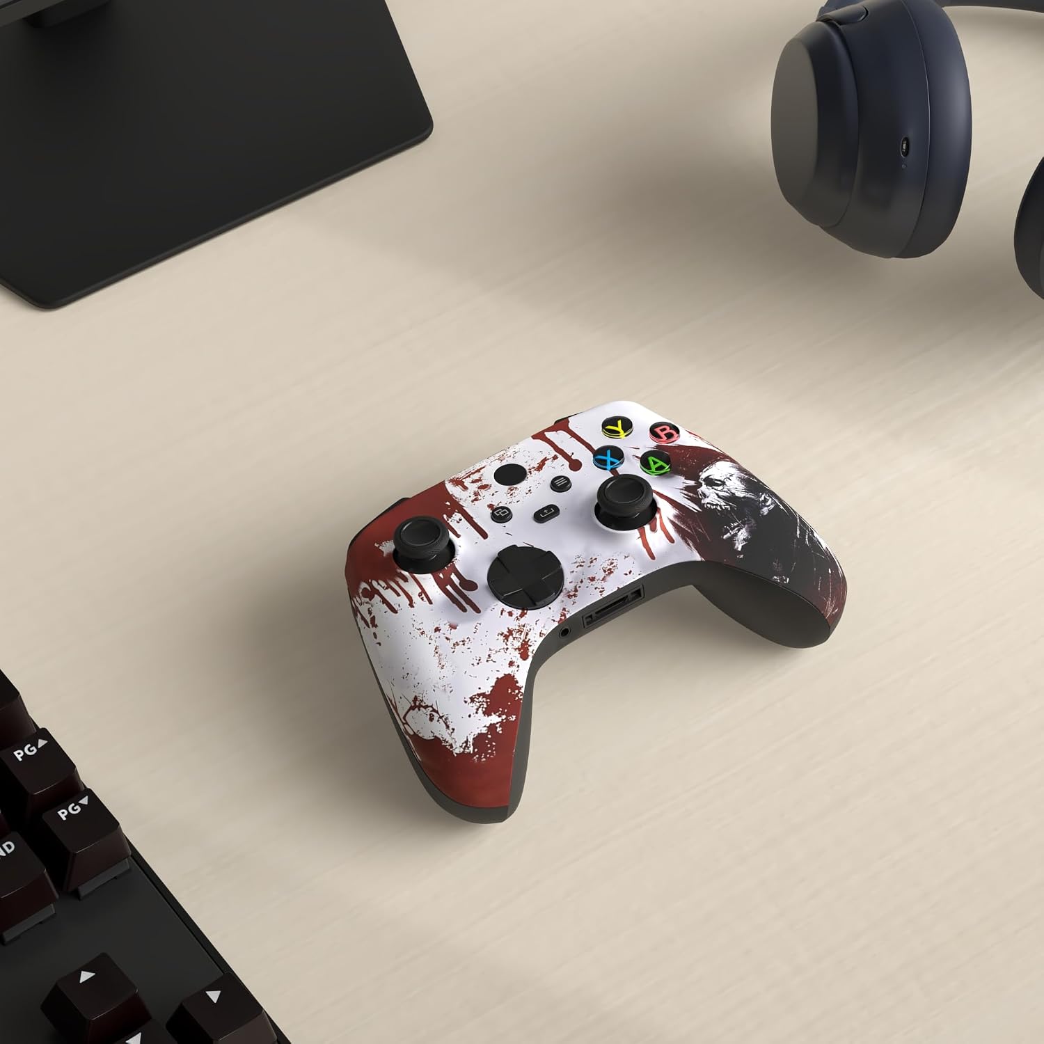 GAMEPAD CUSTOM CONTROLLERZZ WIRELESS PARA XBOX SERIES X/S Y XBOX ONE MODELO BLOODY ZOMBIE - 2
