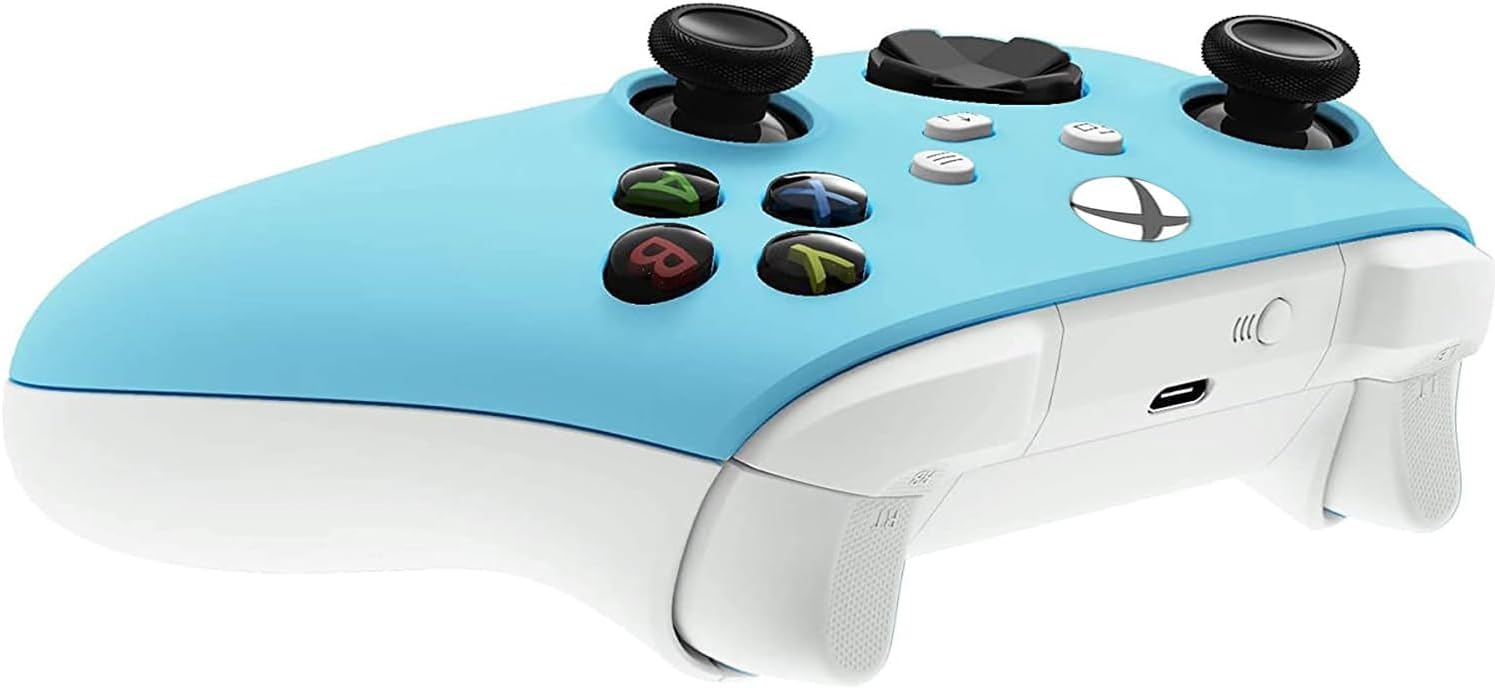 GAMEPAD CUSTOM CONTROLLERZZ INALÁMBRICO PARA XBOX SERIES X/S Y XBOX ONE AZUL BEBÉ - 4