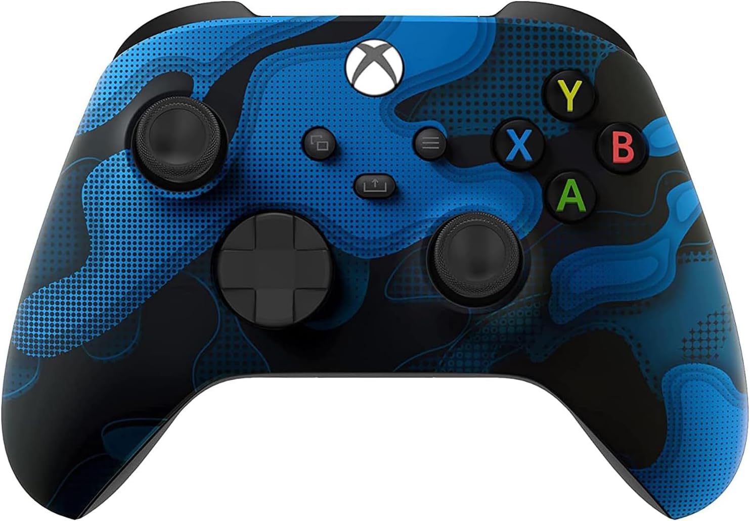 GAMEPAD CUSTOM CONTROLLERZZ INALÁMBRICO PARA MICROSOFT XBOX SERIES X/S Y XBOX ONE AZUL CAMUFLADO - 1