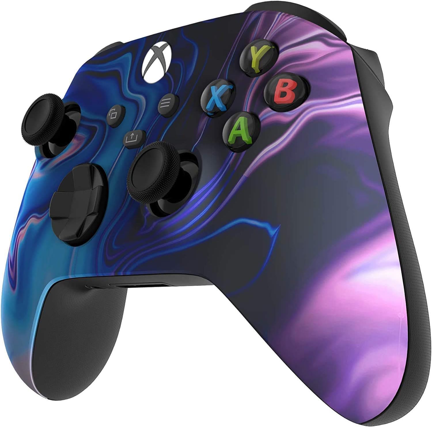 CONTROL INALÁMBRICO CUSTOM CONTROLLERZZ PARA XBOX SERIES X/S Y XBOX ONE AZUL Y PÚRPURA - 3