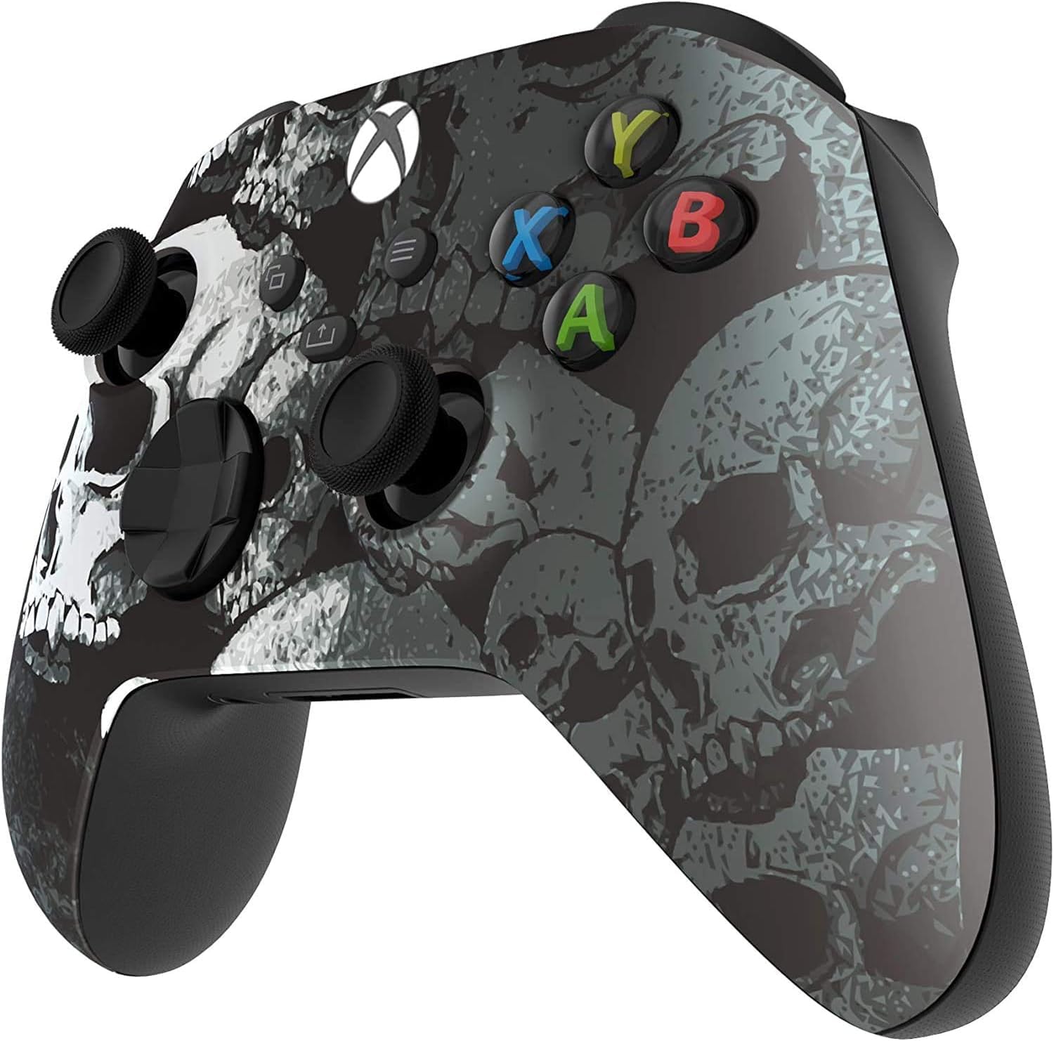 CONTROL INALÁMBRICO CUSTOM CONTROLLERZZ PARA XBOX SERIES X/S Y XBOX ONE BLACK SKULLZ - 3