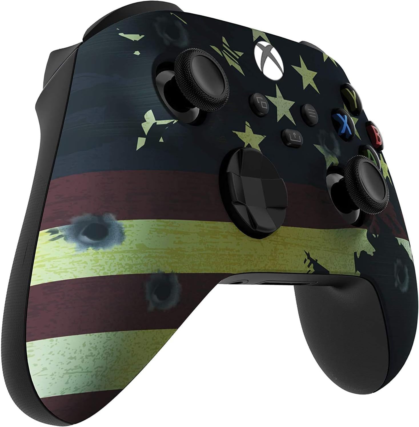 CONTROL INALÁMBRICO CUSTOM CONTROLLERZZ PARA XBOX SERIES X/S Y XBOX ONE CON DISEÑO BANDERA DE EE.UU. - 2