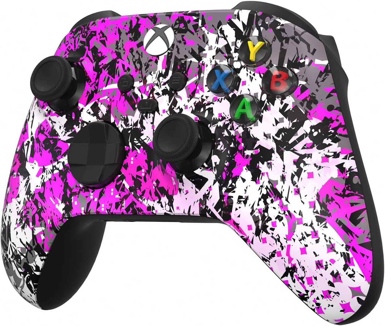 CONTROL INALÁMBRICO CUSTOM CONTROLLERZZ PARA MICROSOFT XBOX SERIES X/S Y XBOX ONE MODELO X/S SHADOW BLOOM - 3