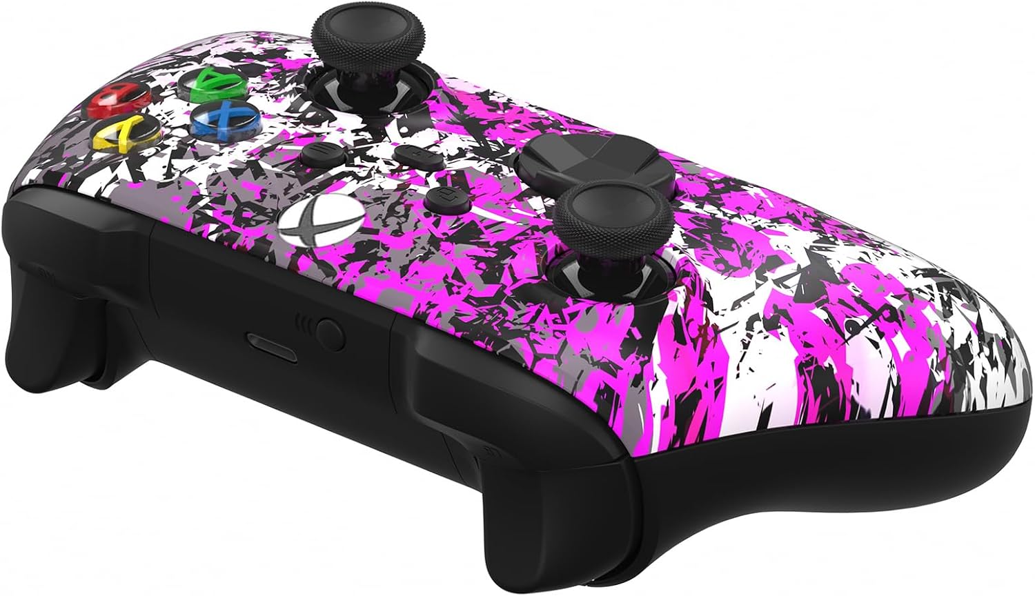 CONTROL INALÁMBRICO CUSTOM CONTROLLERZZ PARA MICROSOFT XBOX SERIES X/S Y XBOX ONE MODELO X/S SHADOW BLOOM - 4
