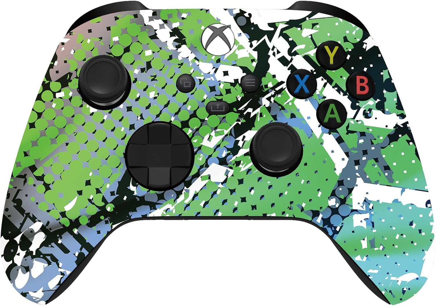 CONTROL INALÁMBRICO CUSTOM CONTROLLERZZ PARA MICROSOFT XBOX SERIES X/S Y XBOX ONE MODELO X/S SWAMP FADE - 1