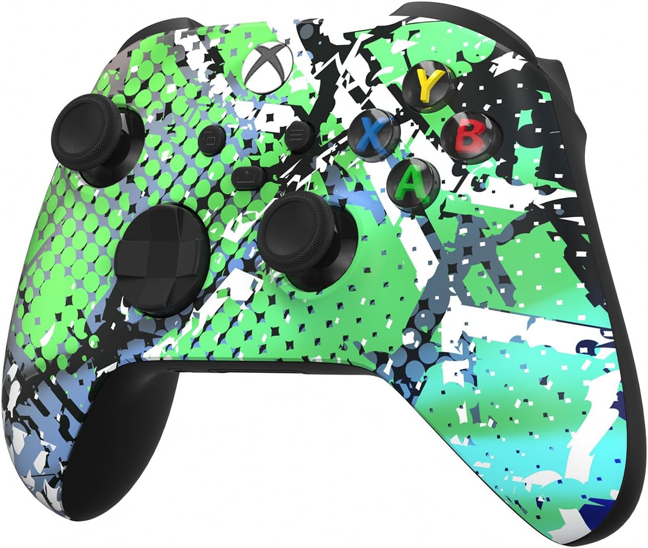 CONTROL INALÁMBRICO CUSTOM CONTROLLERZZ PARA MICROSOFT XBOX SERIES X/S Y XBOX ONE MODELO X/S SWAMP FADE - 3