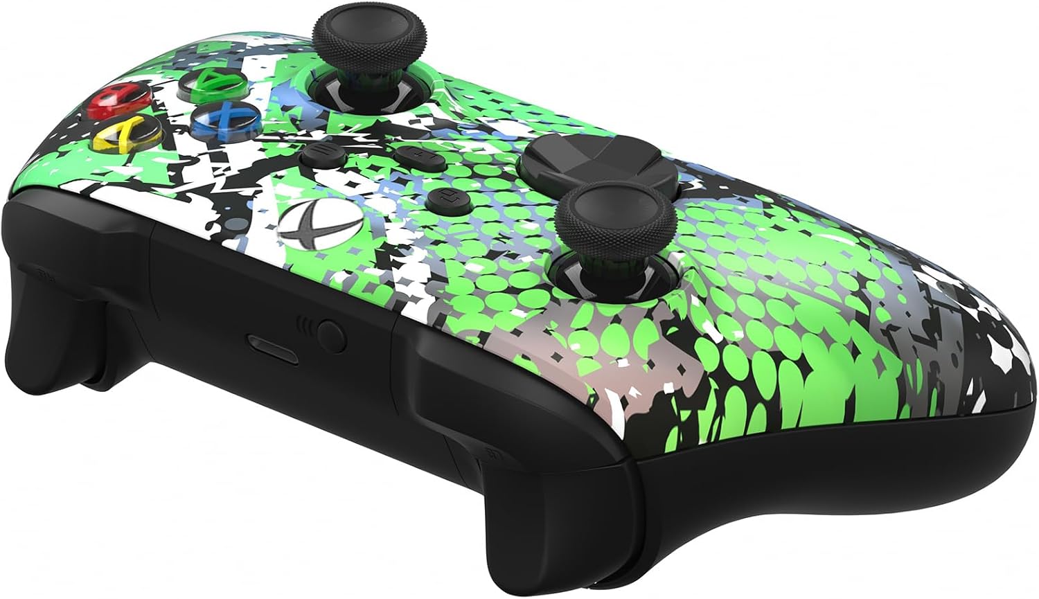 CONTROL INALÁMBRICO CUSTOM CONTROLLERZZ PARA MICROSOFT XBOX SERIES X/S Y XBOX ONE MODELO X/S SWAMP FADE - 4