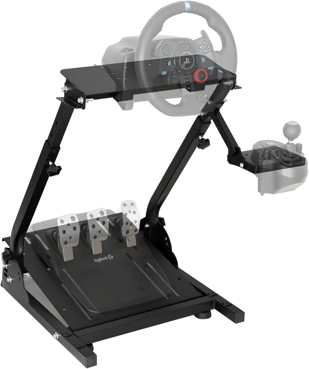 SOPORTE PARA VOLANTE DE CARRERAS NEJONEY AJUSTABLE Y PLEGABLE COMPATIBLE CON LOGITECH G25, G27, G29, G920 - 1