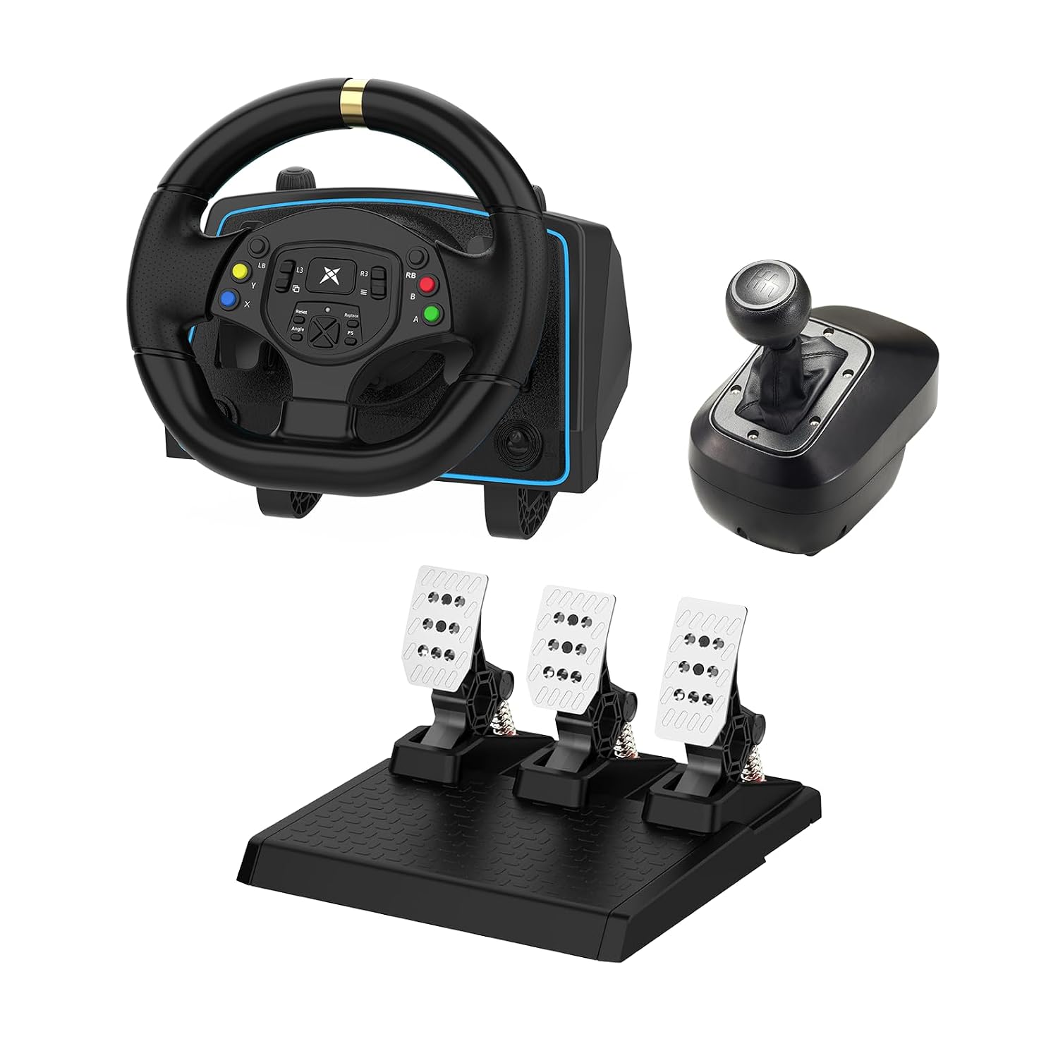 VOLANTE PARA VIDEOJUEGOS DOYO GAMING COMPATIBLE CON PC, XBOX ONE, PS4, XBOX SERIES X Y SWITCH - 1