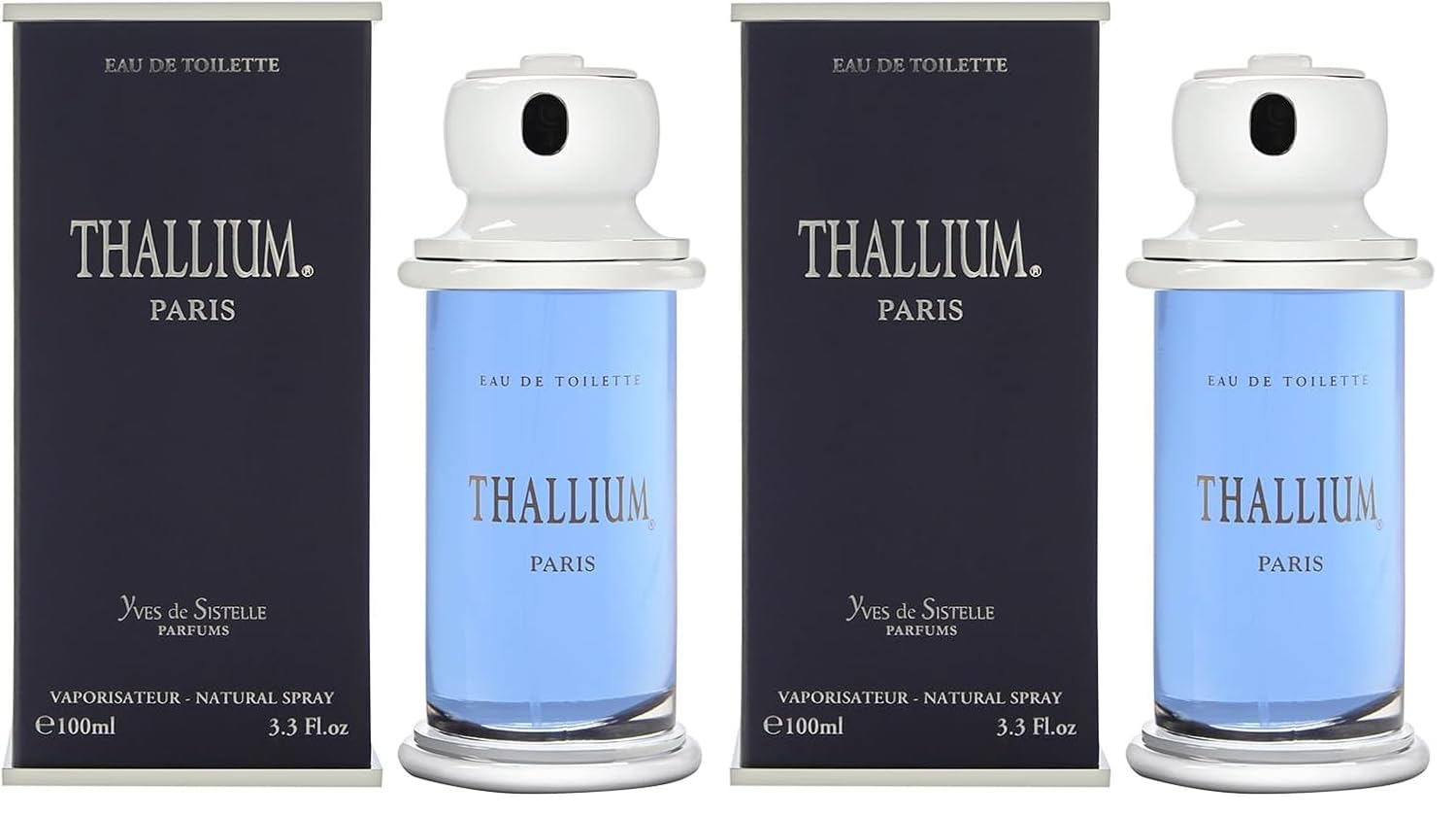 PERFUME YVES DE SISTELLE THALLIUM FOR MEN 100 ML EDT PACK DE 2 - 1