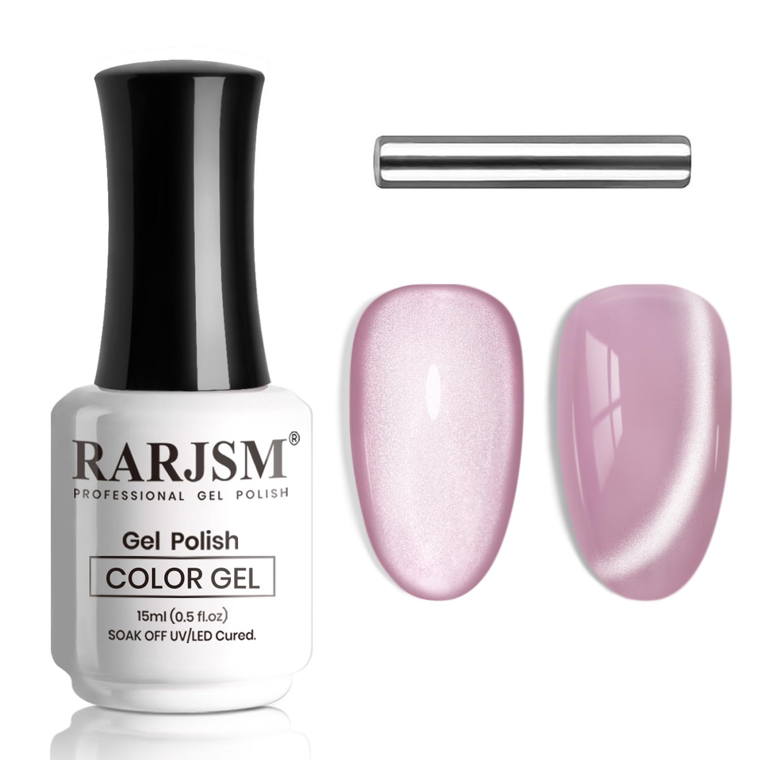 ESMALTE EN GEL RARJSM CAT EYE LIGHT PURPLE 15ML - 1