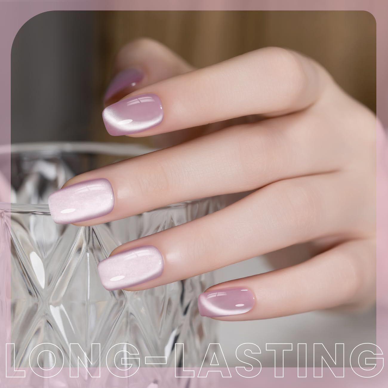 ESMALTE EN GEL RARJSM CAT EYE LIGHT PURPLE 15ML - 2