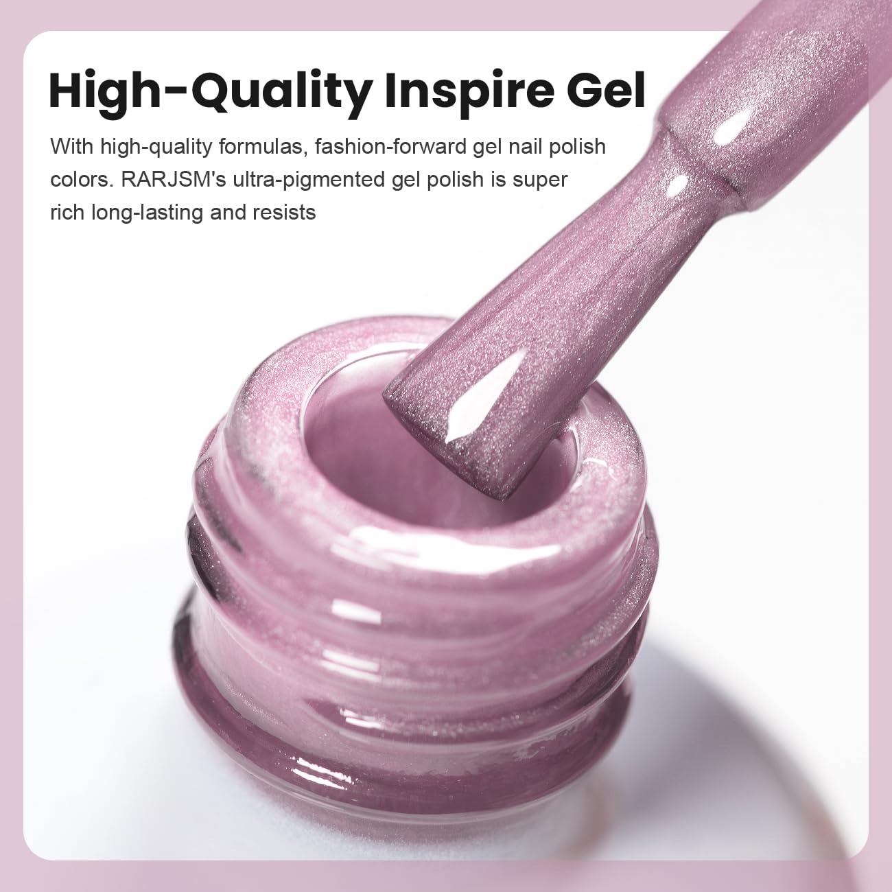 ESMALTE EN GEL RARJSM CAT EYE LIGHT PURPLE 15ML - 5