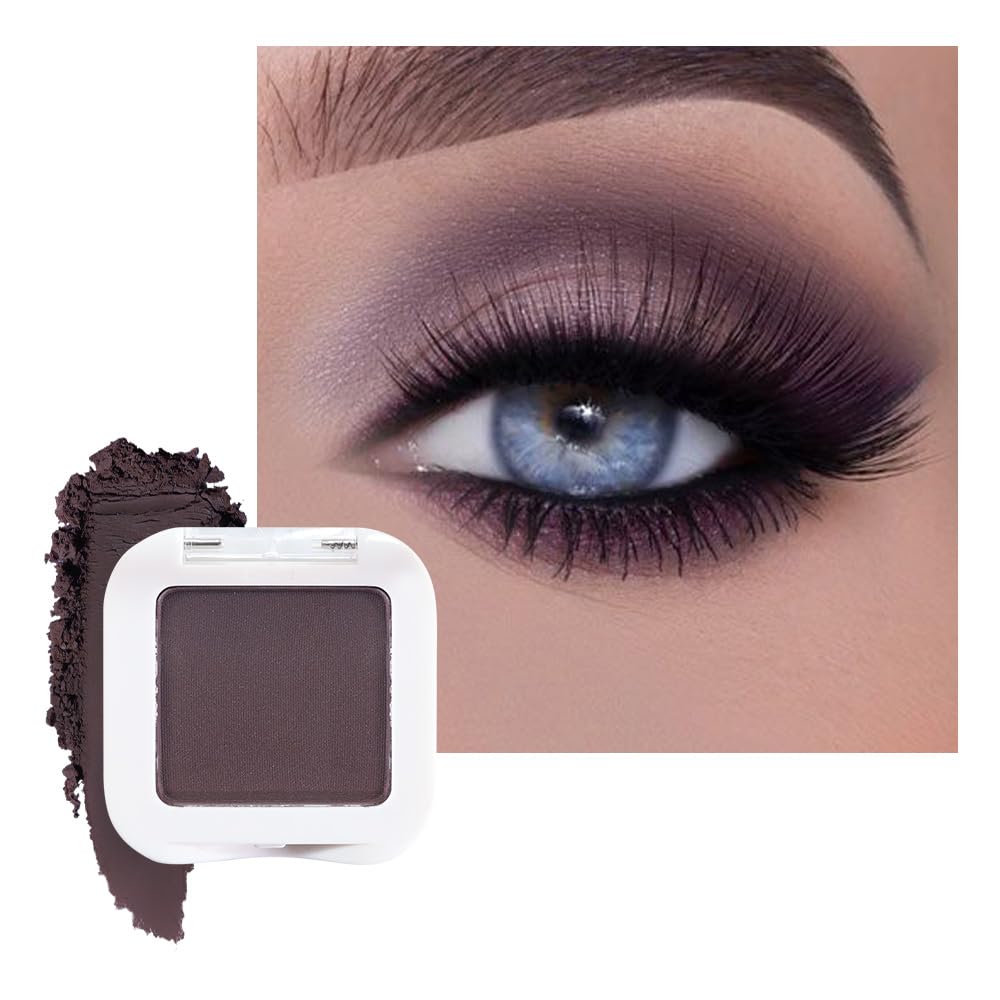 PALETA DE SOMBRAS DE OJOS EVPCT MATTE EGGPLANT PURPLE 9 COLORES - 1