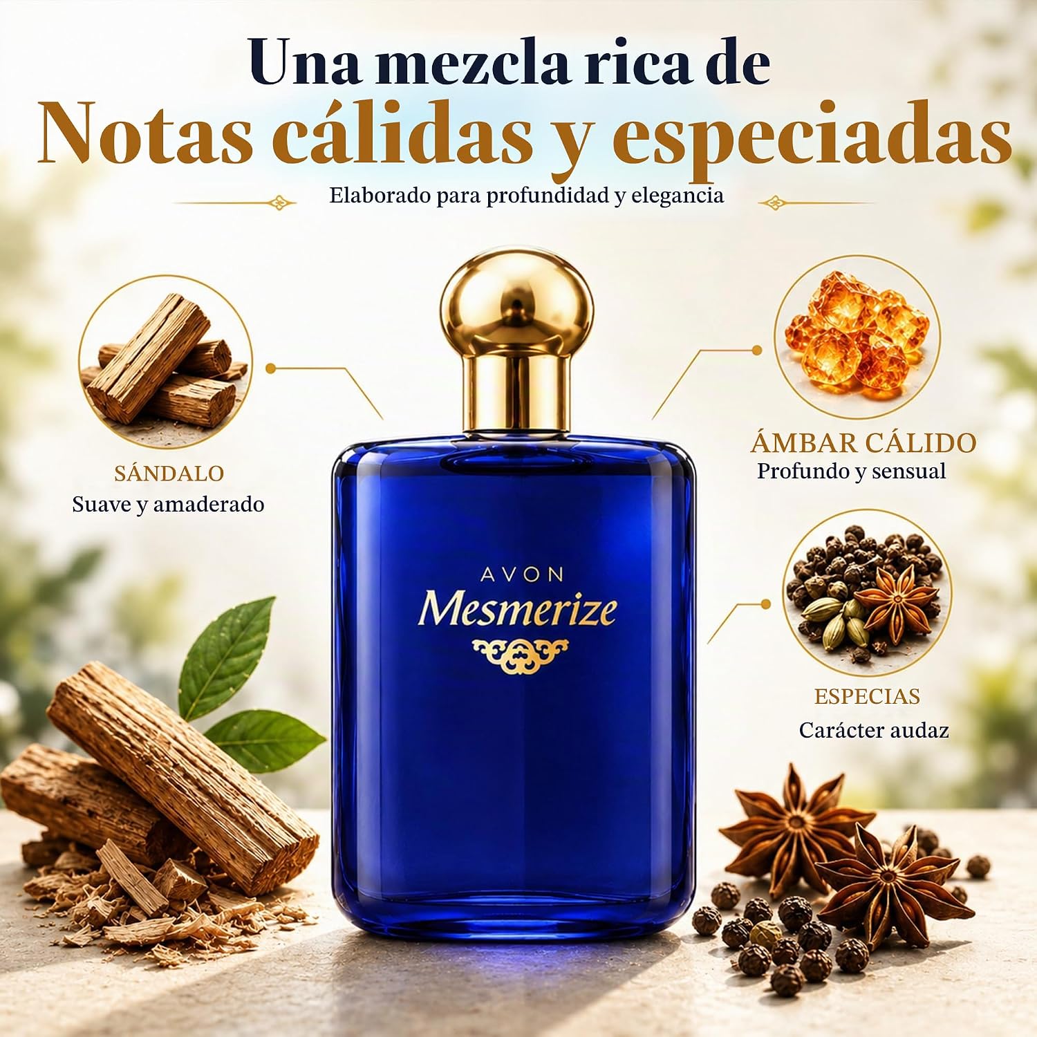 PERFUME AVON MESMERIZE COLOGNE PARA HOMBRE 100 ML - 3